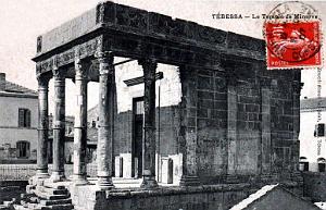 TEBESSA - TEMPLE DE MINERVE - 1907